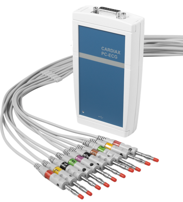 Cardiax EKG for Spirare, opptaksenhet med pasientkabel