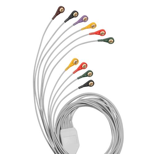 SPEK5-4. Press stud cable for Spirare ECG. 