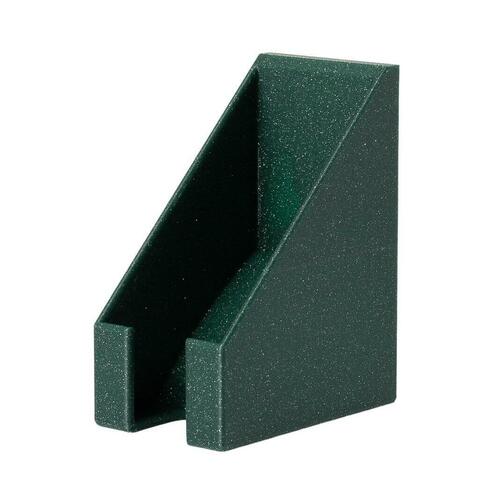 12005. Wall mount for spirometer. Green with glitter. 