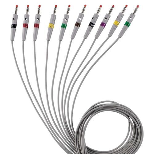 SPEK5-1B. EKG pasientkabel, banan.