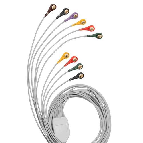SPEK5-4. New! Press stud cable for Spirare ECG 