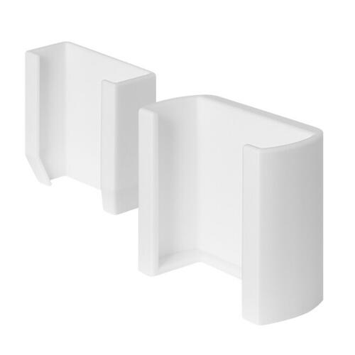 14001. Wallmount for ECG and patient cable, white.