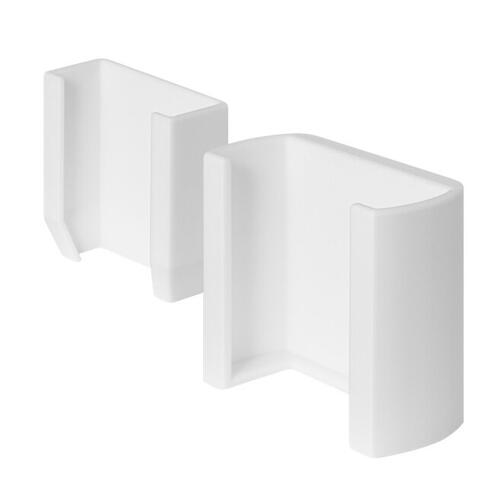 14001. Veggfeste til EKG-opptakeren og pasientkabelen. Hvit. 