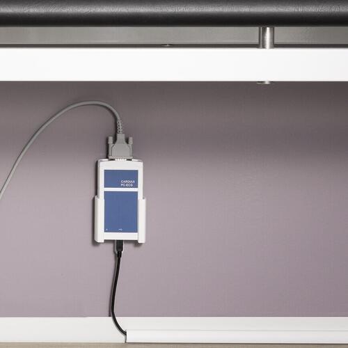 14001. Väggfäste EKG, förslag till montering