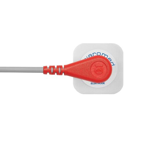 Illustration of a Press Stud Electrode, for resting ECG.